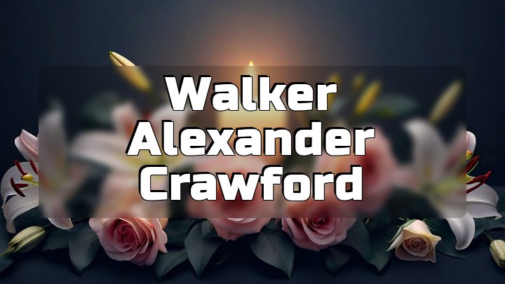 Walker Alexander Crawford, Callahan, Florida